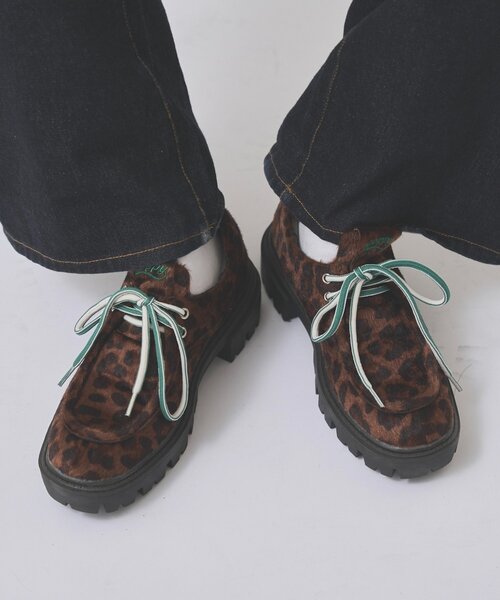 WHO'S WHO gallery（フーズフーギャラリー）の「【SLOPPY】COLOR-BLOCKED PLATFORM LOAFERS（ローファー・レディース・ブラック/ブラウン/キャメル/ブラック系その他/ブラウン系その他/サンドベージュ・MEDIUM/LARGE/X-LARGE）」の8枚目の写真