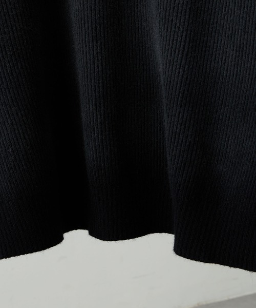 Alfred Alex（アルフレッドアレックス）の「【Alfred Alex】ヴィンテージライク ラバースプレー加工 オーバーサイズリブニット（ニット/セーター・メンズ・ブラック/ネイビー/レッド/グレー・L/M）」の21枚目の写真