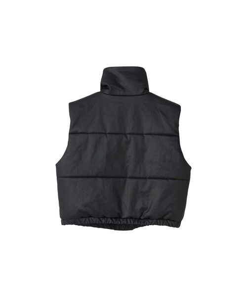 HYSTERIC GLAMOUR(ヒステリックグラマー)の「LEVITATED GIRLワッペン ショートベスト(ベスト・レディース・ブラック/ベージュ/ブルー・FREE)」の8枚目の写真