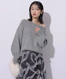 Mystrada | アクアオフショルニット(ニット/セーター)