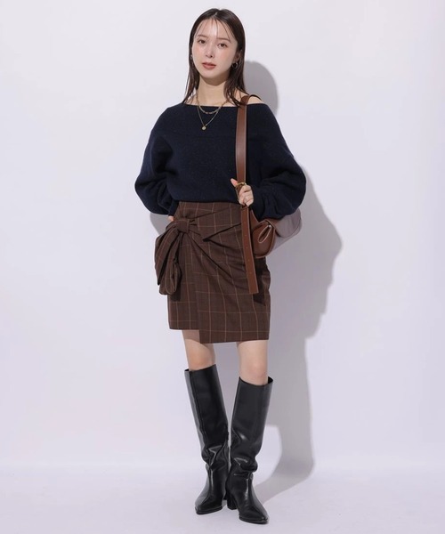 アクアオフショルニット（ニット/セーター）｜Mystrada（マイ