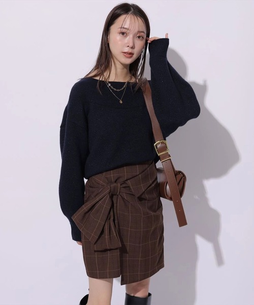 アクアオフショルニット（ニット/セーター）｜Mystrada（マイ