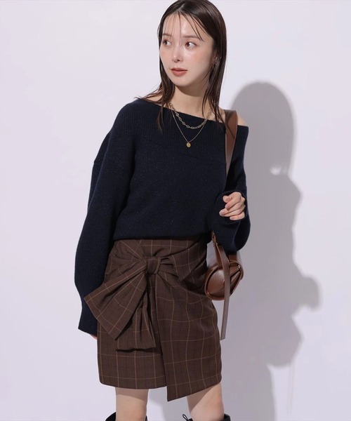 アクアオフショルニット（ニット/セーター）｜Mystrada（マイ