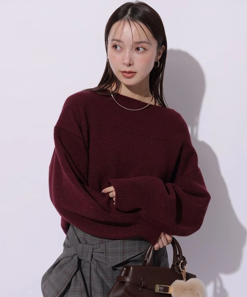 アクアオフショルニット（ニット/セーター）｜Mystrada（マイ