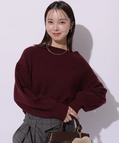 アクアオフショルニット（ニット/セーター）｜Mystrada（マイ