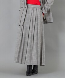 CAST: | 【CAST COLON】タックギャザーチェックスカート(スカート)