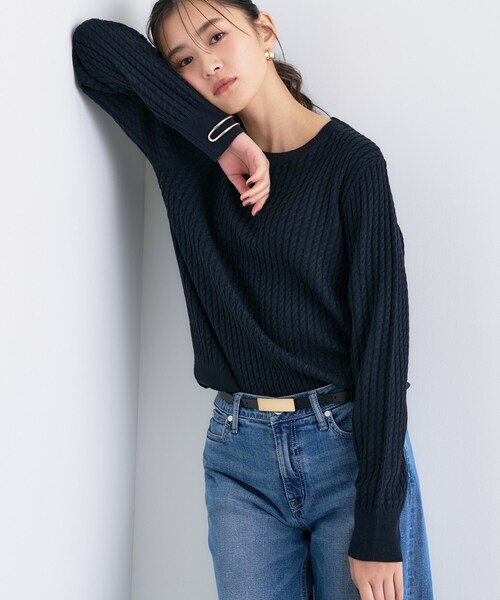 LEJA パールビジューオーガンジーレースパフスリーブマーメイドフレ