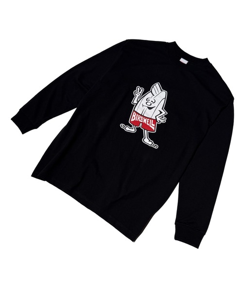 BIRDWELL(バードウェル)の「【BIRDWELL/バードウェル】BIRDIE LS T-SHIRT JAPAN LIMITED 日本別注 バーディー ロンT(Tシャツ/カットソー・メンズ・ブラック/ホワイト・X-LARGE/LARGE/MEDIUM)」の6枚目の写真