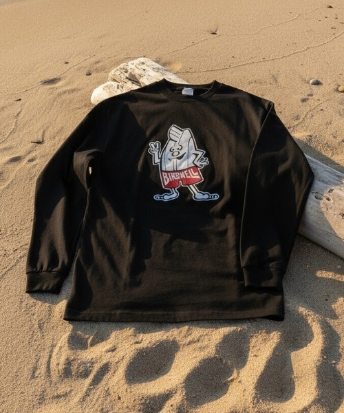 BIRDWELL(バードウェル)の「【BIRDWELL/バードウェル】BIRDIE LS T-SHIRT JAPAN LIMITED 日本別注 バーディー ロンT(Tシャツ/カットソー・メンズ・ブラック/ホワイト・X-LARGE/LARGE/MEDIUM)」の5枚目の写真