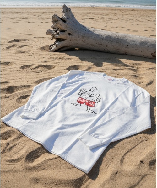 BIRDWELL(バードウェル)の「【BIRDWELL/バードウェル】BIRDIE LS T-SHIRT JAPAN LIMITED 日本別注 バーディー ロンT(Tシャツ/カットソー・メンズ・ブラック/ホワイト・X-LARGE/LARGE/MEDIUM)」の3枚目の写真