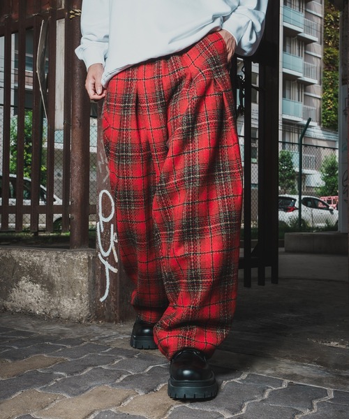 improves（インプローブス）の「チェック ワイドパンツ（スラックス・メンズ・B/C/A・LARGE/MEDIUM/SMALL）」の9枚目の写真