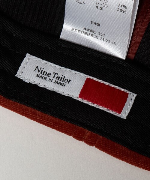 Nine Tailor(ナインテイラー)の「<Nine Tailor>CREPI キャップ(キャップ・メンズ・オレンジ/ブラック・FREE)」の8枚目の写真