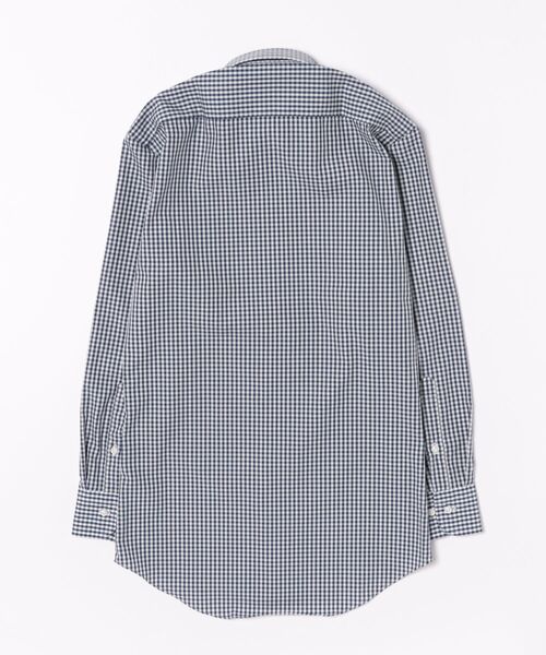 TOKYO SHIRTS（トウキョウシャツ）の「形態安定ノンアイロン ボタンダウン 長袖ビジネスワイシャツ（ビジネスシャツ・メンズ・ネイビー・首回り37cm-裄丈84cm/首回り37cm-裄丈80cm/首回り39cm-裄丈80cm/首回り39cm-裄丈84cm/首回り41cm-裄丈82cm/首回り41cm-裄丈86cm/首回り42cm-裄丈82cm/首回り42cm-裄丈86cm/首回り43cm-裄丈82cm/首回り43cm-裄丈86cm）」の7枚目の写真