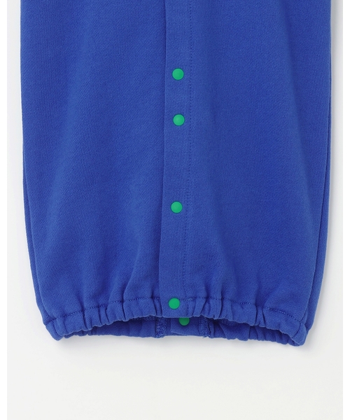 XLARGE KIDS（エクストララージキッズ）の「ファニーゴリラ&ドリップロゴカバーオール（ロンパース・キッズ・ブルー/パープル・50-70cm）」の9枚目の写真