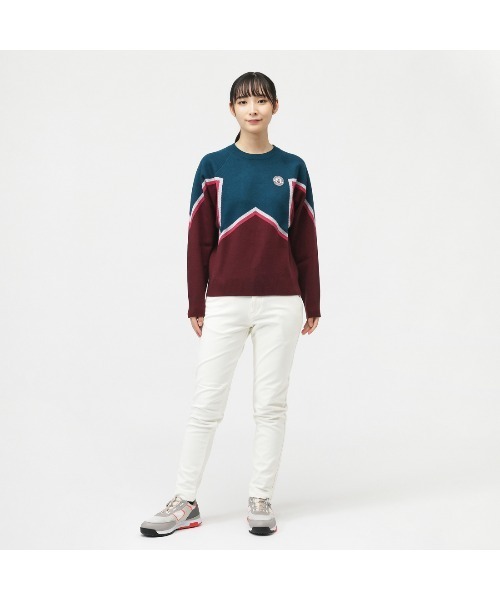 Jack Bunny!!（ジャックバニー）の「ジャックバニー  2WAYストレッチツイル ロングパンツ（その他パンツ・レディース・ブラック/ホワイト・S/M/L）」の4枚目の写真