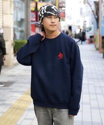 勝山八千代 / 刺繍 Crew Sweat