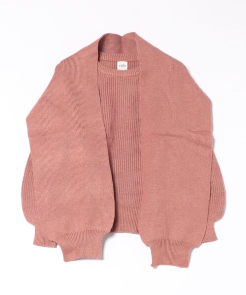 Cielo（シエロ）の「【Cielo/シエロ】3way design knit pink / 3way デザインニット（ニット/セーター・レディース・ピンク・FREE）」の10枚目の写真