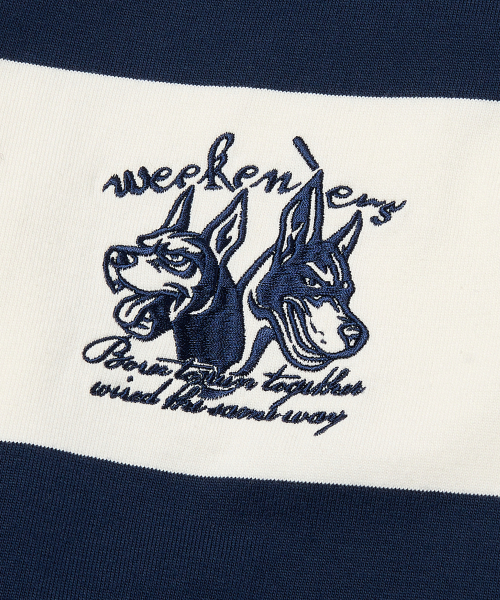 WKNDRS（ウィーキャンドース）の「BOUTIQUE RUGBY PIQUE (NAVY)（Tシャツ/カットソー・レディース・その他・MEDIUM/LARGE/X-LARGE）」の10枚目の写真