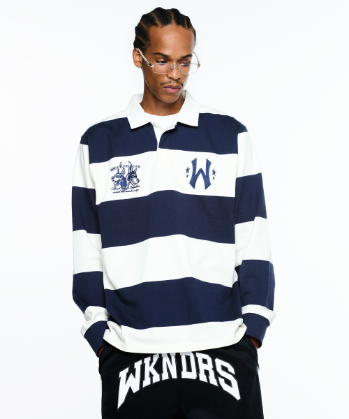 WKNDRS（ウィーキャンドース）の「BOUTIQUE RUGBY PIQUE (NAVY)（Tシャツ/カットソー・レディース・その他・MEDIUM/LARGE/X-LARGE）」の8枚目の写真