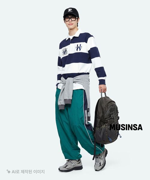WKNDRS（ウィーキャンドース）の「BOUTIQUE RUGBY PIQUE (NAVY)（Tシャツ/カットソー・レディース・その他・MEDIUM/LARGE/X-LARGE）」の6枚目の写真
