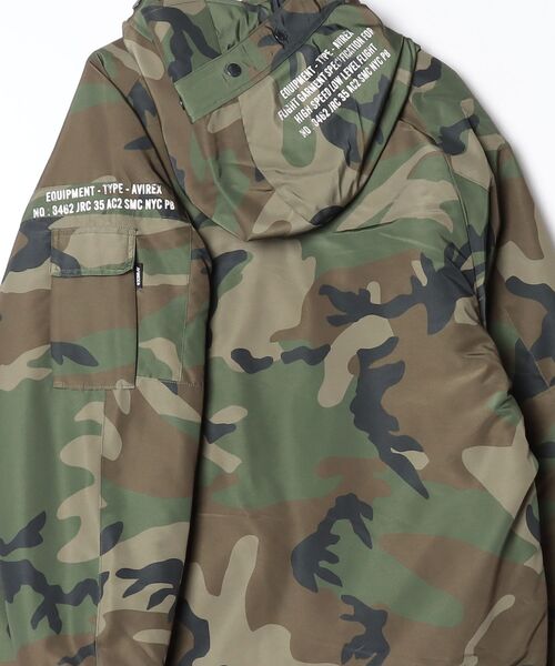 AVIREX（アヴィレックス）の「TYPE ECWCS DOWN JACKET / タイプ エクワックス ダウンジャケット / AVIREX / アヴィレックス（ダウンジャケット/コート・メンズ・ブラック/オリーブ/グリーン系カモフラージュ・XX-LARGE/MEDIUM/X-LARGE/LARGE）」の14枚目の写真