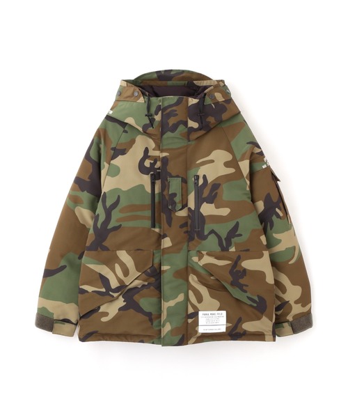 AVIREX（アヴィレックス）の「TYPE ECWCS DOWN JACKET / タイプ エクワックス ダウンジャケット / AVIREX / アヴィレックス（ダウンジャケット/コート・メンズ・ブラック/オリーブ/グリーン系カモフラージュ・XX-LARGE/MEDIUM/X-LARGE/LARGE）」の3枚目の写真