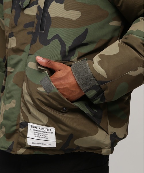 AVIREX（アヴィレックス）の「TYPE ECWCS DOWN JACKET / タイプ エクワックス ダウンジャケット / AVIREX / アヴィレックス（ダウンジャケット/コート・メンズ・ブラック/オリーブ/グリーン系カモフラージュ・XX-LARGE/MEDIUM/X-LARGE/LARGE）」の8枚目の写真