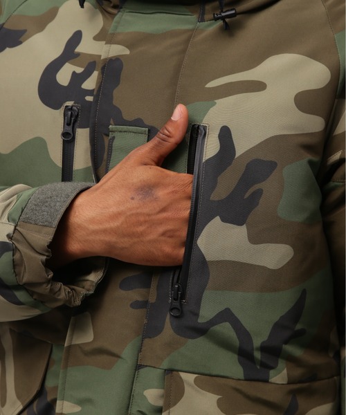 AVIREX（アヴィレックス）の「TYPE ECWCS DOWN JACKET / タイプ エクワックス ダウンジャケット / AVIREX / アヴィレックス（ダウンジャケット/コート・メンズ・ブラック/オリーブ/グリーン系カモフラージュ・XX-LARGE/MEDIUM/X-LARGE/LARGE）」の10枚目の写真