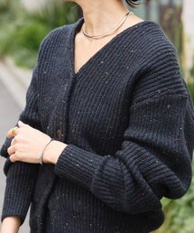 RIVE DROITE | 予約【キャッチーな素材感】ブークレーヤーンカーディガン(カーディガン/ボレロ)