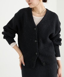 RIVE DROITE | 【キャッチーな素材感】ブークレーヤーンカーディガン(カーディガン/ボレロ)