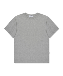 エッセンシャルオーバーサイズ半袖Tシャツグレー