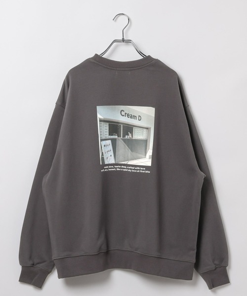 LEPSIM(レプシィム)の「【OPEN記念/Cream D×LEPSIM】アソートスウェット 605702(スウェット・レディース・ブルー/グレー/チャコールグレー・FREE)」の2枚目の写真