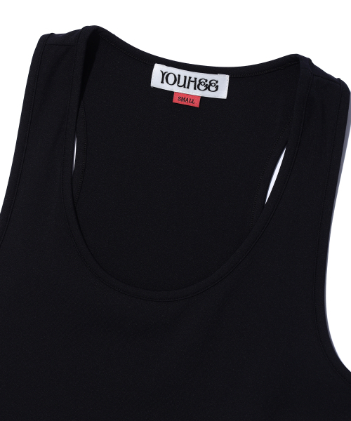 YOUHEE（ユヒ）の「BASIC U NECK SLEVELESS BLACK（Tシャツ/カットソー・レディース・その他・MEDIUM/SMALL）」の4枚目の写真