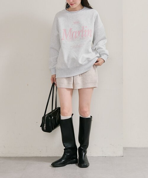 mystic（ミスティック）の「プレート付きニットパンツ（その他パンツ・レディース・アイボリー/グレー/ベージュ・FREE）」の8枚目の写真