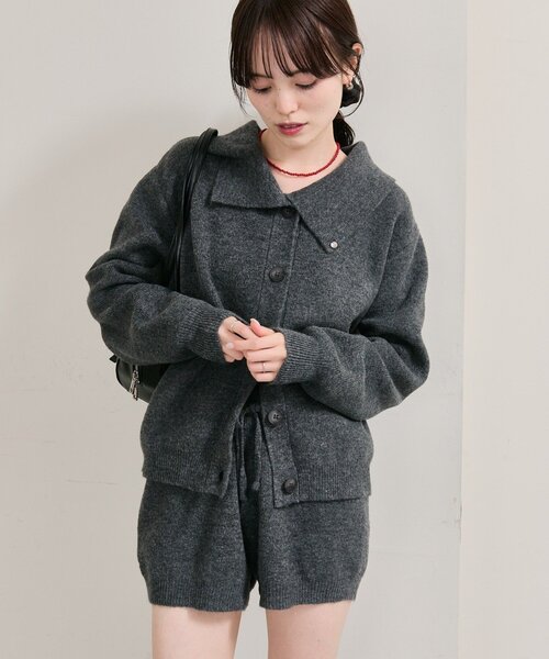 プレート付きニットパンツ（その他パンツ）｜mystic（ミスティック）の