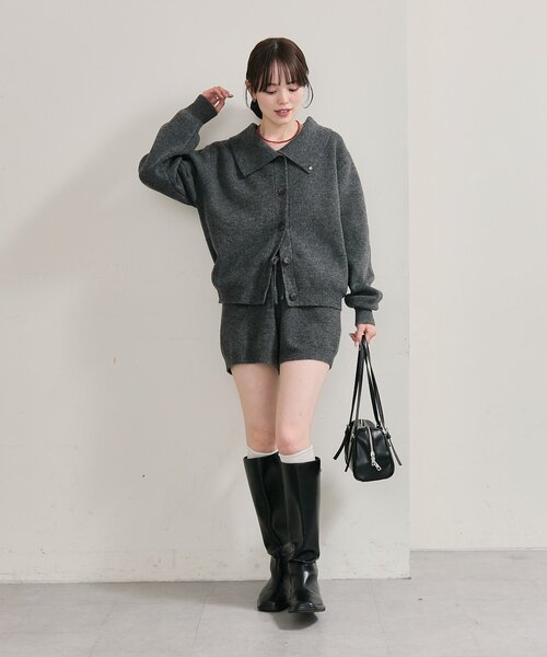 mystic（ミスティック）の「プレート付きニットパンツ（その他パンツ・レディース・アイボリー/グレー/ベージュ・FREE）」の21枚目の写真