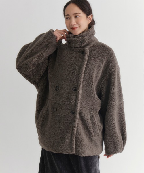 セール】【HONEYSUCKLE ROSE】マルチWAYボアジャケット (保温性