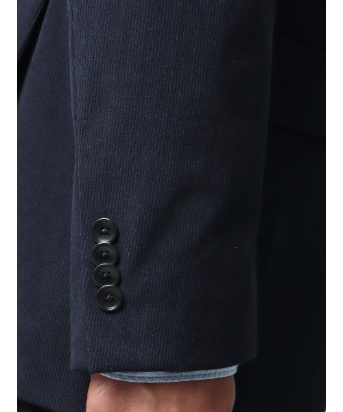 SUIT SQUARE(スーツスクエア)の「スマみえジャケット ウォッシャブル ストレッチ CROSS MOVA コーデュロイ(テーラードジャケット・メンズ・ネイビー・LL/3L/SS/S/M/L)」の9枚目の写真