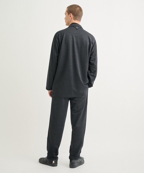WHITE MOUNTAINEERING(ホワイトマウンテニアリング)の「【White Mountaineering / ホワイトマウンテニアリング】別注 JERSEY TUCK EASY TAPARED PANTS(スラックス・メンズ・ダークグレー/ブラック・2/1/0)」の11枚目の写真