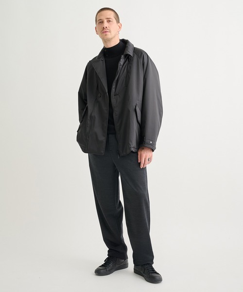 WHITE MOUNTAINEERING(ホワイトマウンテニアリング)の「【White Mountaineering / ホワイトマウンテニアリング】別注 JERSEY TUCK EASY TAPARED PANTS(スラックス・メンズ・ダークグレー/ブラック・2/1/0)」の12枚目の写真