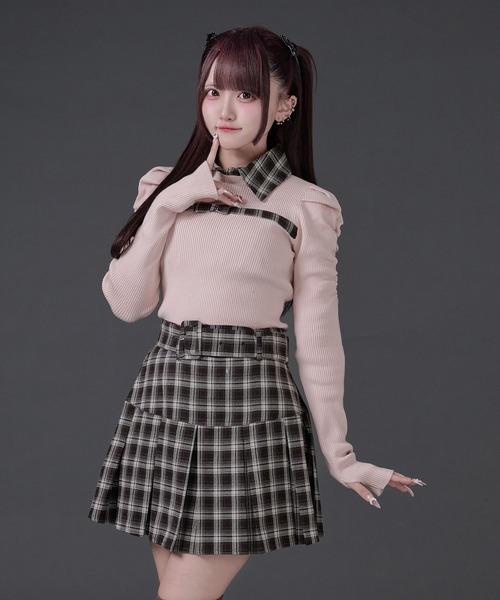 ルネ♡リボン襟ニット リボン襟ニット【ZOZOTOWN限定アイテム】（ニット/セーター）｜apres