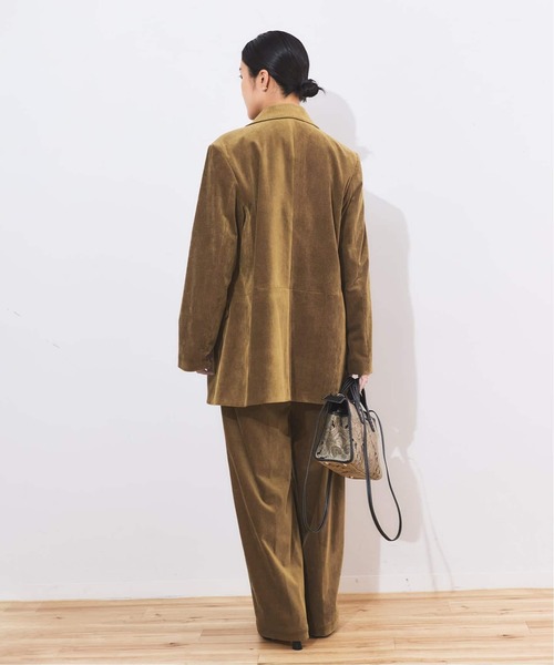 journal standard L'essage（ジャーナルスタンダードレサージュ）の「《追加4》ストレッチコーデュロイ 2タックパンツ（その他パンツ・レディース・ブラウン系その他・36/38/40）」の11枚目の写真