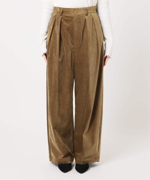 journal standard L'essage（ジャーナルスタンダードレサージュ）の「《追加4》ストレッチコーデュロイ 2タックパンツ（その他パンツ・レディース・ブラウン系その他・36/38/40）」の16枚目の写真