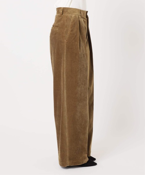journal standard L'essage（ジャーナルスタンダードレサージュ）の「《追加4》ストレッチコーデュロイ 2タックパンツ（その他パンツ・レディース・ブラウン系その他・36/38/40）」の19枚目の写真