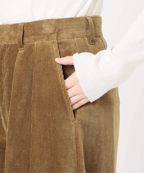 journal standard L'essage（ジャーナルスタンダードレサージュ）の「《追加4》ストレッチコーデュロイ 2タックパンツ（その他パンツ・レディース・ブラウン系その他・36/38/40）」の4枚目の写真