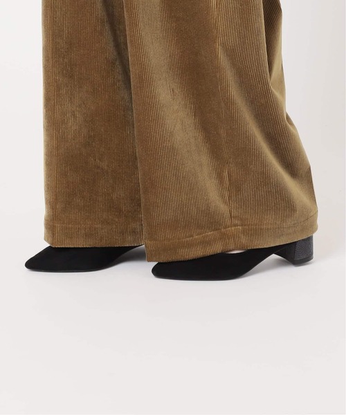 journal standard L'essage（ジャーナルスタンダードレサージュ）の「《追加4》ストレッチコーデュロイ 2タックパンツ（その他パンツ・レディース・ブラウン系その他・36/38/40）」の5枚目の写真