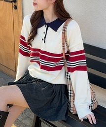 Vipoa（ヴィポア）の「poloカラーセーター（ニット/セーター）」