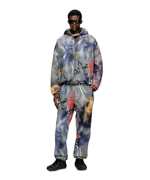 メンズ フード付きジャケット J-MIRR（ナイロンジャケット）｜DIESEL