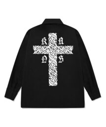 KYLB0205 ケルティッククロス 長袖シャツ ブラック