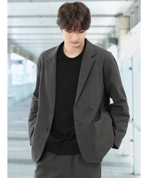 m.f.editorial（エムエフエディトリアル）の「【ストレッチ ウォッシャブル】m.f.エディトリアルメンズ 2ボタンジャケット(セットアップ可能)（セットアップ）」